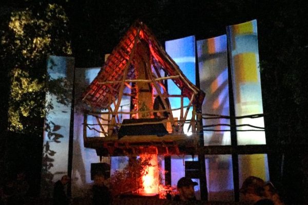 Projection Mapping – mapping, Fluid, and GarageCube LED - Film Oxford Course - thelabvisuals